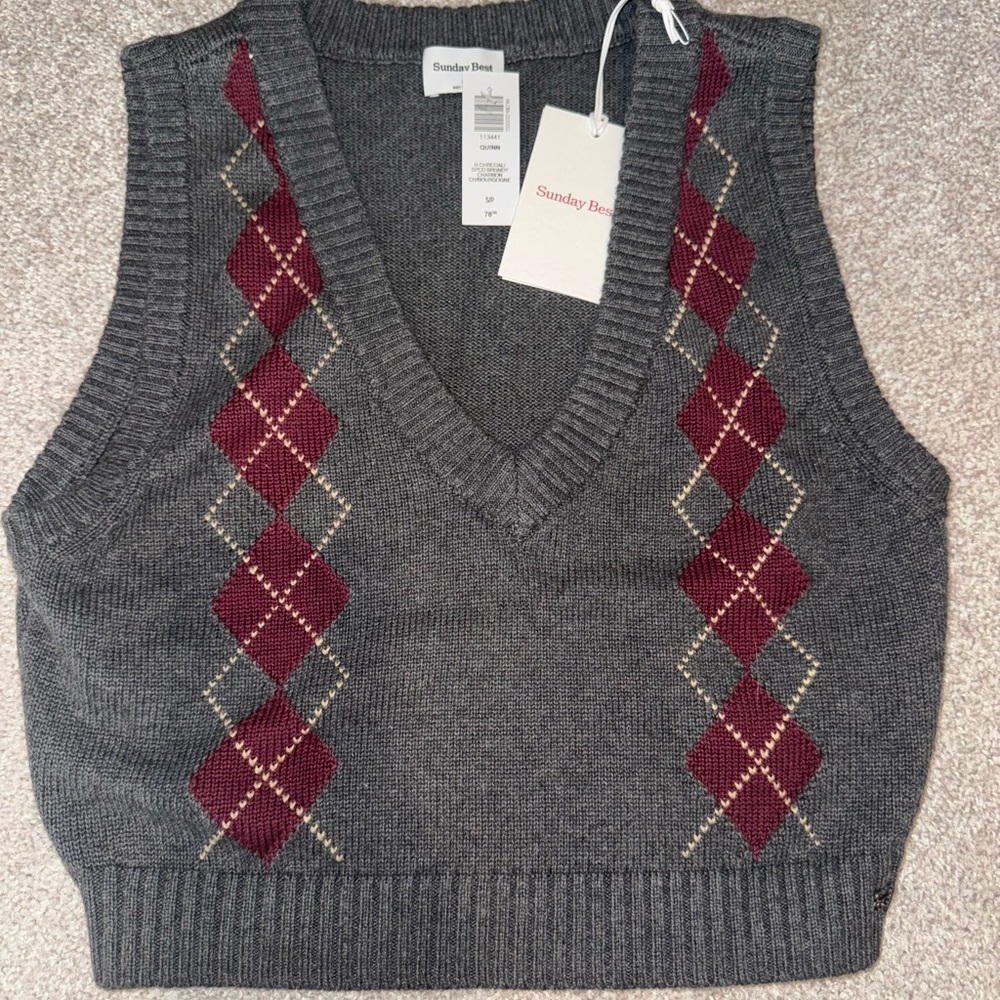 Sunday best Knit Vest